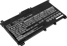Sülearvuti aku Coreparts MBXHP-BA0089, HP Pavilion 14-BF, 39.27Wh, 11.55V, 3400mAh, must