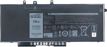 Sülearvuti aku Dell, 68WHR, 4 Cell, Lithium Ion, 451-BCCK