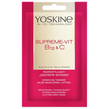 Lehtmask Yoskine Supreme-Vit B12&C, tugev niisutus ja pinguldus, 20 ml