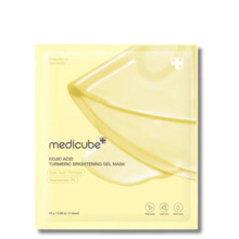 Lehtmask näole kojichappe ja kurkumiga Medicube Kojic Acid Turmeric Brightening Gel Mask, 28 g
