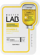 Sära andev näomask C-vitamiiniga Tonymoly Master Lab, 19 g