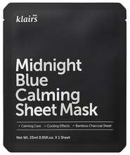 Rahustav lehtmask Klairs Midnight Blue Calming, 25 ml