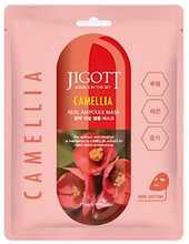 Niisutav näomask Jigott Real Ampoule Mask Camellia, 27 ml