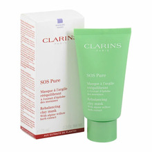 Näomask Clarins SOS Pure puhastav savimask, 75 ml