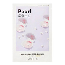Näomask pärliekstraktiga Missha Airy Fit Sheet Mask Pearl, 19g