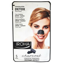 Sügavpuhastavad ninaribad söega Iroha Black Nose Detox Strips, 5 tk