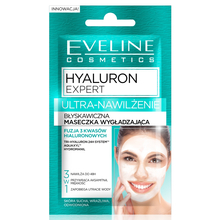 Niisutav kangasmask Eveline Hyaluron Expert, 7 ml
