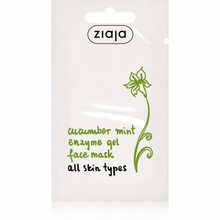 Ensüümmask näole Ziaja Cucumber Mint, kooriv mikroosakestega, 7 ml