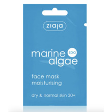 Niisutav näomask merevetikatega Ziaja Marine Algae, 7 ml