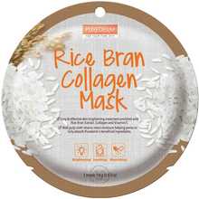 Lehtmask kollageeni ja riisiekstraktiga Purederm Rice Bran Collagen Mask, 18 g
