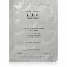 Lehtmask näole Depot 800 Skin Specifics No. 806, hüaluroonhappega, toniseeriv ja elustav, 12 tk x 13 ml