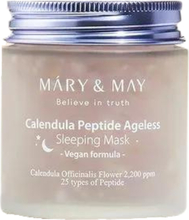 Öine näomask peptiidide ja saialille ekstraktiga Mary & May Calendula Peptide Ageless Sleeping Mask, 110 g