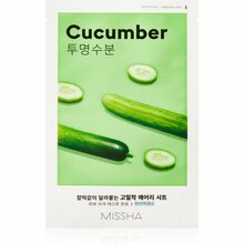 Näomask kurgiekstraktiga Missha Airy Fit Cucumber, 19 g