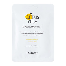 Näomask Farmstay Citrus Yuja Vitalizing Mask Sheet, 23 ml