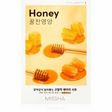 Lakknäomask meeekstraktiga Missha Airy Fit Honey, 19 g