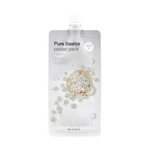 Näomask pärliga Missha Pure Source Pocket, 10 ml