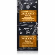 Niisutav näomask meega Apivita Express Beauty, 2 x 8 ml
