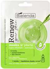 Toitev kangasmask näole keramiidide ja teolima ekstraktiga Bielenda Renew Your Skin, 1 tk