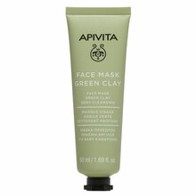 Näomask rohelise saviga Apivita Deep Cleansing Green Clay, 50 ml