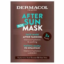 Näomask pärast päevitamist Dermacol After Sun SOS Mask, 2 x 8 ml