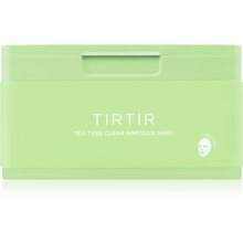 Kangasmask Tirtir Tea Tree Clear Ampoule Mask, rahustav, 30 tk