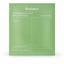 Näomask meremineraalidega Biodance Refreshing Sea Kelp Real Deep Mask, 34 g