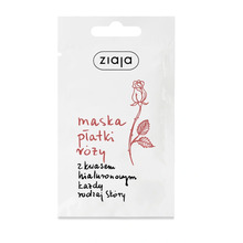 Noorendav näomask hüaluroonhappega Ziaja Rose Petals, 7 ml