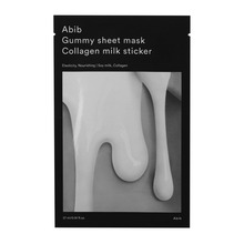 Lehtmask näole kollageenipiimaga Abib Collagen Milk Sticker, 27 ml