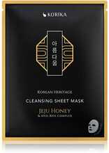 Puhastav kangasmask Korika Korean Heritage Jeju mee ja AHA-BHA kompleksiga, 25 g