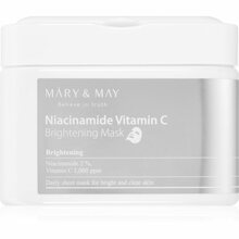 Lakknäomaskide komplekt Mary & May Niacinamide Vitamin C Brightening Mask, 30 tk