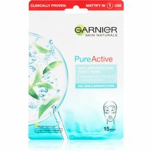 Puhastav kangasmask Garnier Pure Active, 28 g