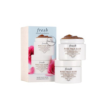 Näokreem-maski komplekt Fresh Set Duo, roos, rahustav ja toniseeriv, 2 tk, 100 ml