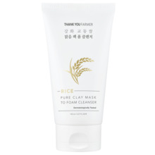 Puhastav vaht Thank You Farmer Rice Pure Clay Mask to Foam Cleanser, 150 ml