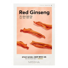 Näomask ženšenniga Missha Airy Fit Sheet Mask Red Ginseng, 19 g