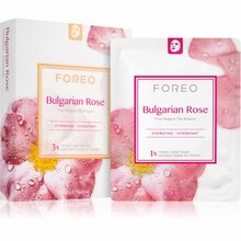Niisutav näomask Foreo Farm to Face Bulgarian Rose, 3 x 20 ml