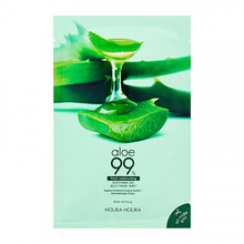 Rahustav kangasmask aaloega Holika Holika Aloe 99 proc., 23 ml