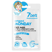 Näomask 7 Days Dünaamiline esmaspäev, 28 g