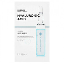 Lehtmask näole Missha Mascure Hyaluronic Acid, 27-28 ml