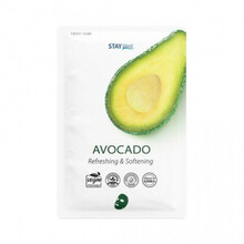 Niisutav ja pehmendav kangasmask Stay Well Climate Neutral Refreshing & Softening Sheet Mask Avocado, 1 tk