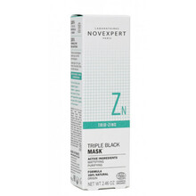 Puhastav näomask musta saviga Novexpert Triple Black Mask, 70 g
