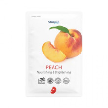 Niisutav ja pinguldav näomask Stay Well Climate Neutral Hydrating & Firming Sheet Mask Peach, 1 tk