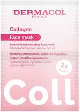Noorendav näomask kollageeniga Dermacol Collagen Face Mask, 2 x 8 ml
