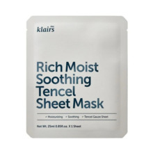 Lehtmask Klairs Rich Moist Soothing Tencel Sheet Mask, 25 ml