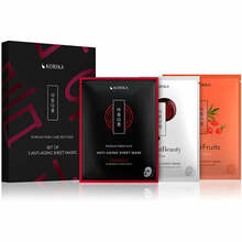 Lehtmaskide komplekt kortsude vastu Korika Anti-Aging Sheet Masks Set, 3 tk