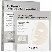 Näomaskide komplekt COSRX The Alpha-Arbutin Discoloration Care Hydrogel Mask, 3 x 34 g