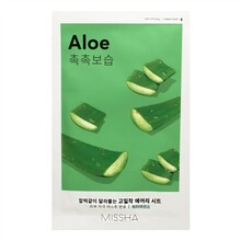 Niisutav näomask aaloe ekstraktiga Missha Airy Fit Sheet Mask Aloe, 19 g