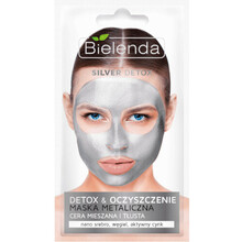 Detoksifitseeriv näomask Bielenda Silver Detox, 8 g
