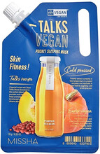Öine näomask Missha Talks Vegan Squeeze Pocket Sleeping Mask, 10 g