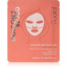 Niisutav geeljas näomask Rodial Dragons Blood Hyaluronic Mask, 34 g