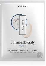 Niisutav kreemjas lehtnäomask Korika FermentBeauty Yogurt, 23 g